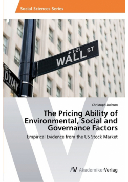 The Pricing Ability of Environmental, Social and Governance Factors