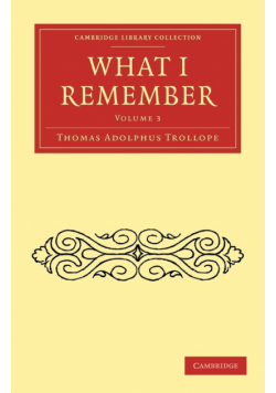What I Remember - Volume 3