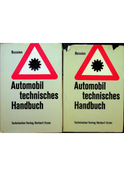 Automobil technisches handbuch Tom 1 i 2