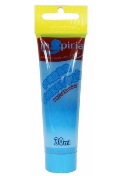Farba plakatowa w tubie niebieska 30ml (6szt)