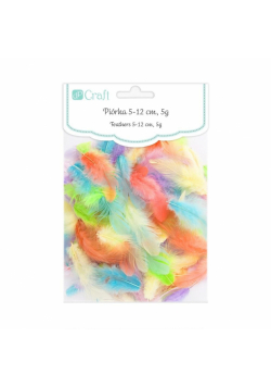 Piórka pastel 5-12cm 5g