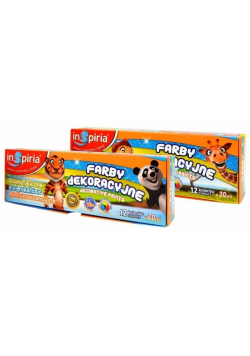 Farby dekoracyjne 12 kolorów 20ml