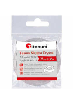 Taśma klejąca Crystal 25mm33m