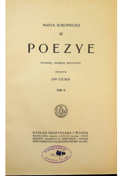 Poezye Tom II 1915 r.