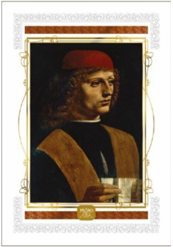 Karnet 16x23cm + koperta Leonardo Da Vinci