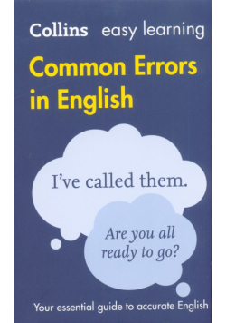 Easy Learning Common Errors in English