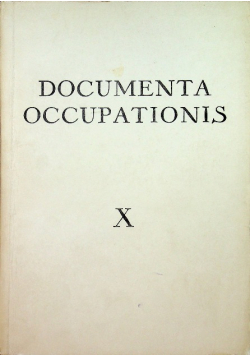 Documenta occupationis X