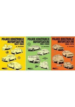 Polskie konstrukcje motoryzacyjne 3 tomy