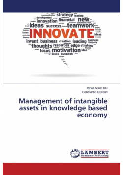 Management of intangible assets in knowledge based economy