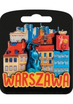 Magnes I love Poland Warszawa ILP-MAG-C-WAR-13