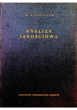 Analiza jakościowa