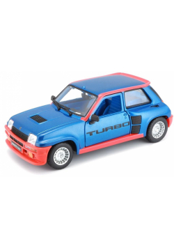 Renault 5 Turbo Blue-Red 1:24 BBURAGO