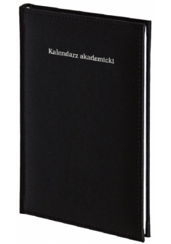 Kalendarz akademicki A5 tygodniowy Vivella Czarny