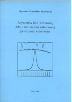 Asymetria linii widmowej 326 1 nm kadmu zaburzonej przez gazy szlachetne
