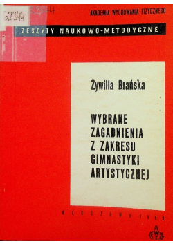 Wybrane zagadnienia z gimnastyki artystycznej