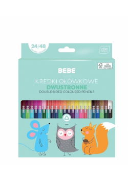 Kredki ołówkowe dwustronne BB Kids 24/48 kol.