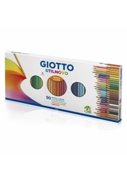 Kredki Stilnovo 50 kolorów GIOTTO