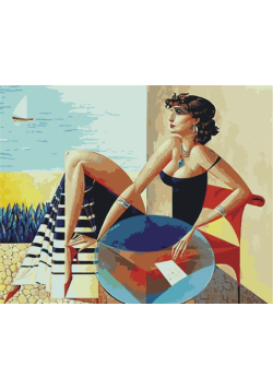 Malowanie po numerach - Greckie wakacje 30x40cm