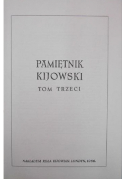 Pamiętnik kijowski Tom III