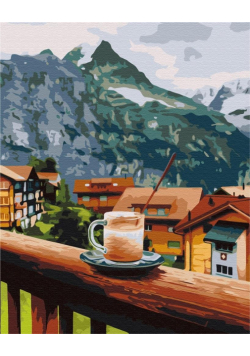 Malowanie po numerach - Cappuccino 40x50cm