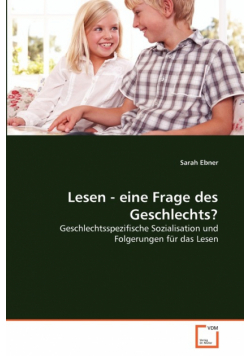 Lesen - eine Frage des Geschlechts?