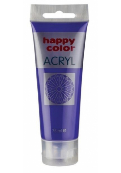 Farba akrylowa 75ml fioletowa HAPPY COLOR
