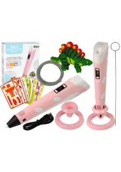 Długopis 3D różowy drukarka pen wkłady szablony