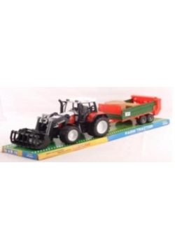 Traktor rozrzutnik z łyżką duży