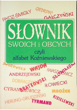 Słownik swoich i obcych czyli alfabet Koźniewskiego