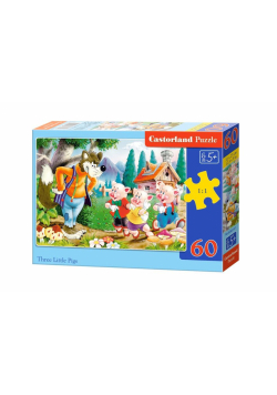 Puzzle 60 Trzy świnki CASTOR