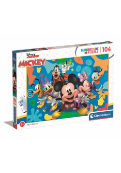 Puzzle 104 Super Kolor Disney Mickey and Friends