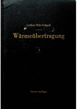 Warmeubertragung Dritte Auflage