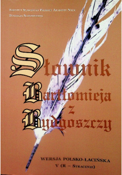 Słownik Bartłomieja z Bydgoszczy V