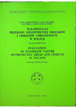 Waloryzacja przyrody nieożywionej obszarów i obiektów chronionych w Polsce