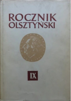 Rocznik Olsztyński Tom IX