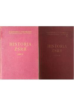Historia ZSRR część II i III