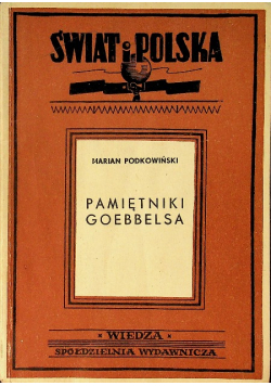 Pamiętniki Goebbelsa 1948 r.