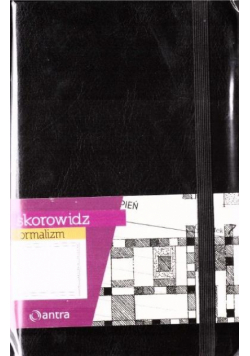 Skorowidz A6 Formalizm czarny