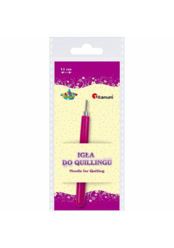 Igła do quillingu pojedyncza plastikowa