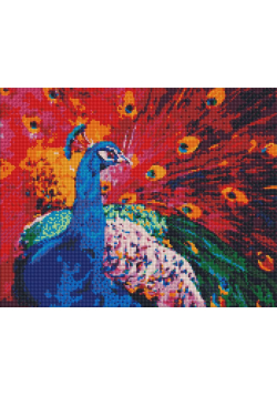 Diamentowa mozaika - Majestatyczne piękno 40x50cm