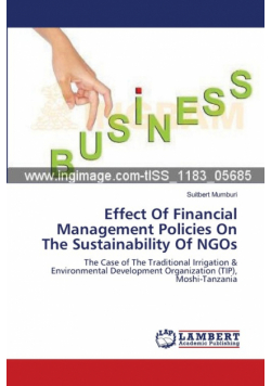 Effect Of Financial Management Policies On The Sustainability Of NGOs