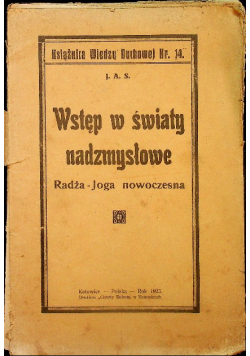 Wstęp w światy nadzmysłowe 1923 r.