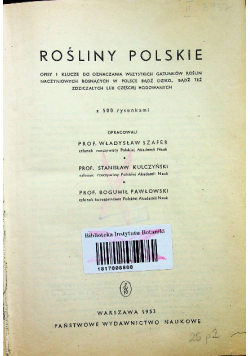 Rośliny polskie