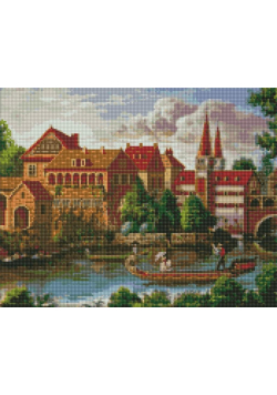 Diamentowa mozaika - Włoski romans 40x50cm
