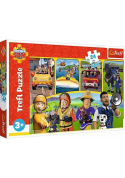 Puzzle 24 maxi Strażak Sam i przyjaciele TREFL