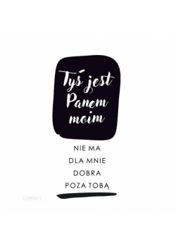 Podstawka korkowa - Tyś jest Panem moim ciemne