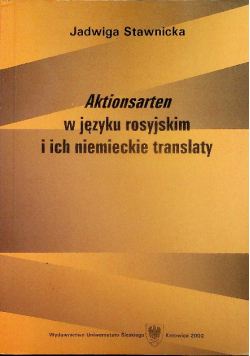 Aktionsarten w języku rosyjskim i ich niemieckie translaty
