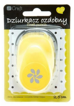 Dziurkacz ozdobny 2,5cm kwiecisty czar