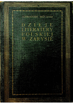 Dzieje literatury polskiej w zarysie tom II 1924 r.