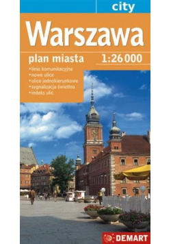 Warszawa plan miasta 1:26 000